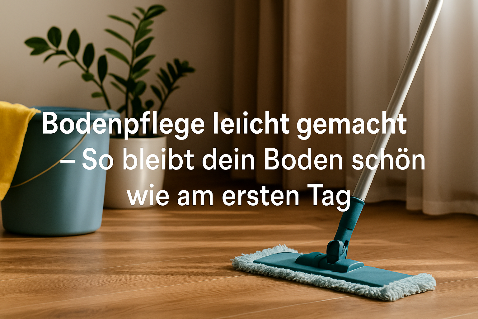 Bodenpflege leicht gemacht – So bleibt dein Boden schön wie am ersten Tag